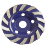 Тарелка шлиф. алмаз. 125*22,23мм Турбо-сегментная