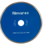 Диск алм. отр. 180х25,4/22,23мм, мокрый рез "Almarez" Керамика