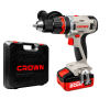Аккумуляторная дрель-шуруповерт CROWN CT21090HMX-4 BMC