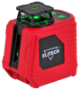 Лазерный нивелир ELITECH ЛН 360/1-ЗЕЛ E0306.016.00   25м, 2гор/2верт, ±0,2мм/м