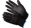 Перчатки нейлоновые с полиуретановым покрытием, черные Gward Black