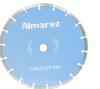 Диск алм. отр. 230х22,23мм сухой рез "Almarez" Бетон/Кирпич
