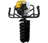 Бензобур CHAMPION AG243 + шнек 150*550