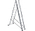 Лестница алюминиевая трёхсекционная Perilla 3х10
