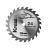 Диск твердосплавный KRESS KA8383 24T TCT 120х1,2х9,5 мм по дереву