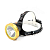 Фонарь налобный "СИБИРСКИЙ СЛЕДОПЫТ-RING LIGHT", 1 LED + 1 COB, аккум. 220В