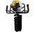 Бензобур CHAMPION AG243 + шнек 150*550